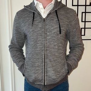 Gray Everlane Zip-up Hoodie